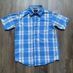 Boys Nautica Short Sleeve Button Up